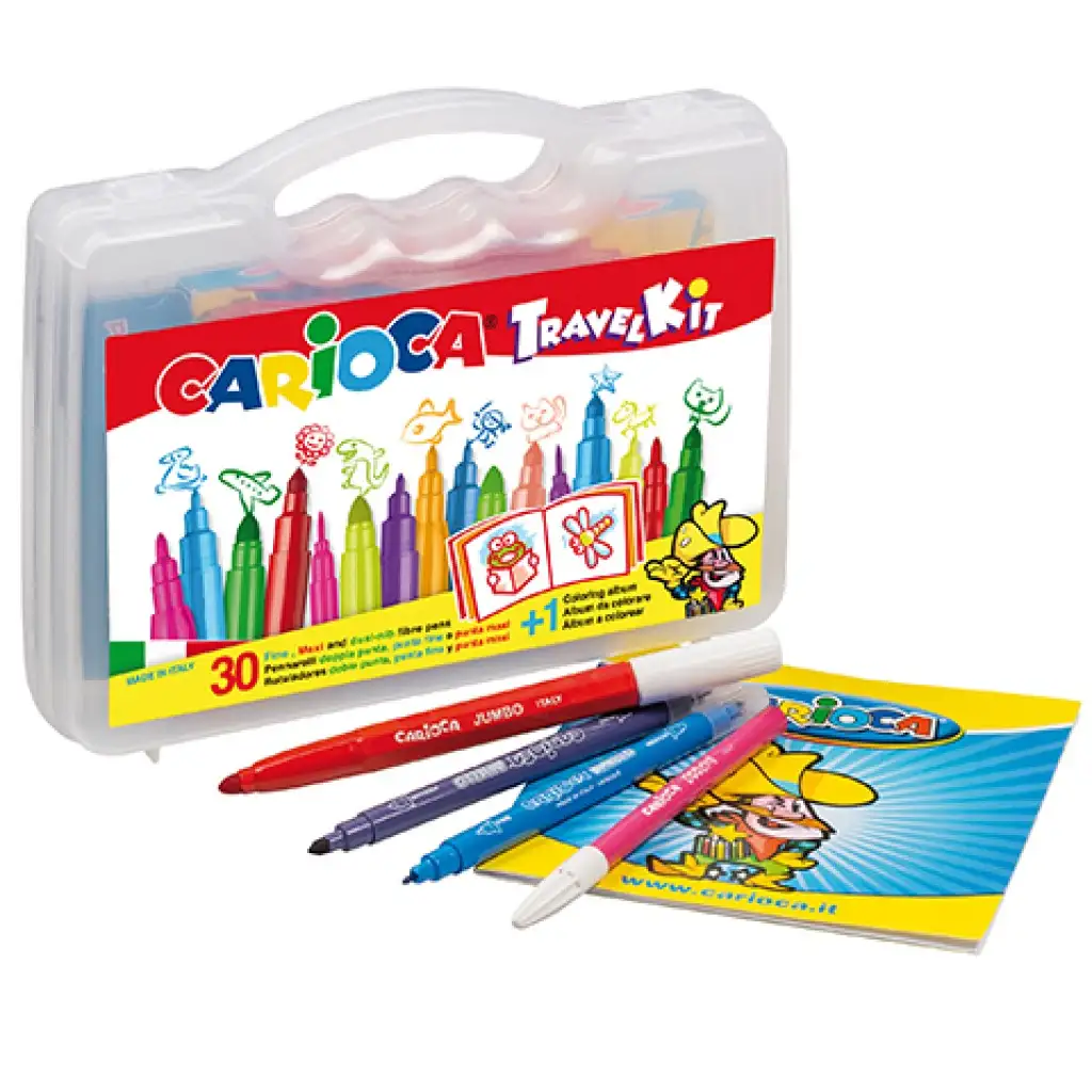 Filctoll szett táskában színezővel - Carioca