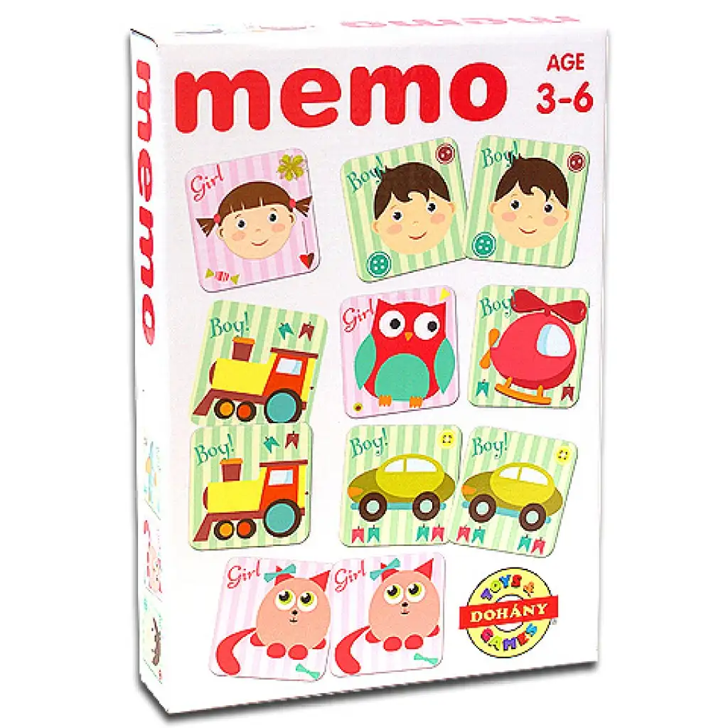 Fiúk és lányok memóriajáték