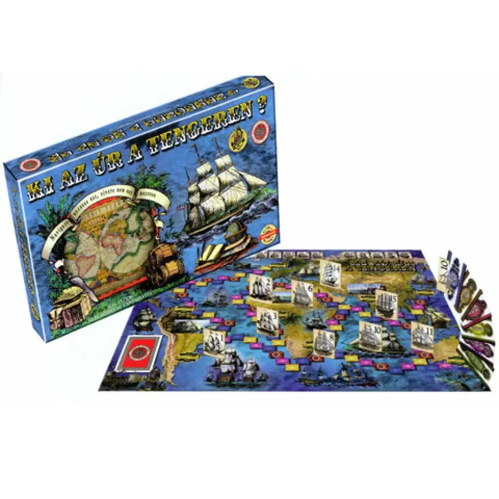Ki az úr a tengeren? Kalandos kereskedelmi társasjáték - D-Toys