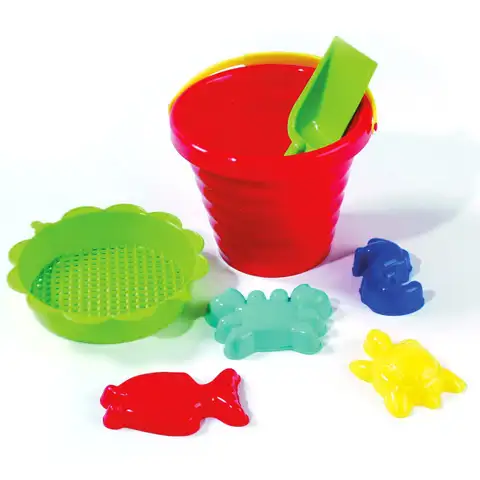 Kis hullámos homokozó vödör