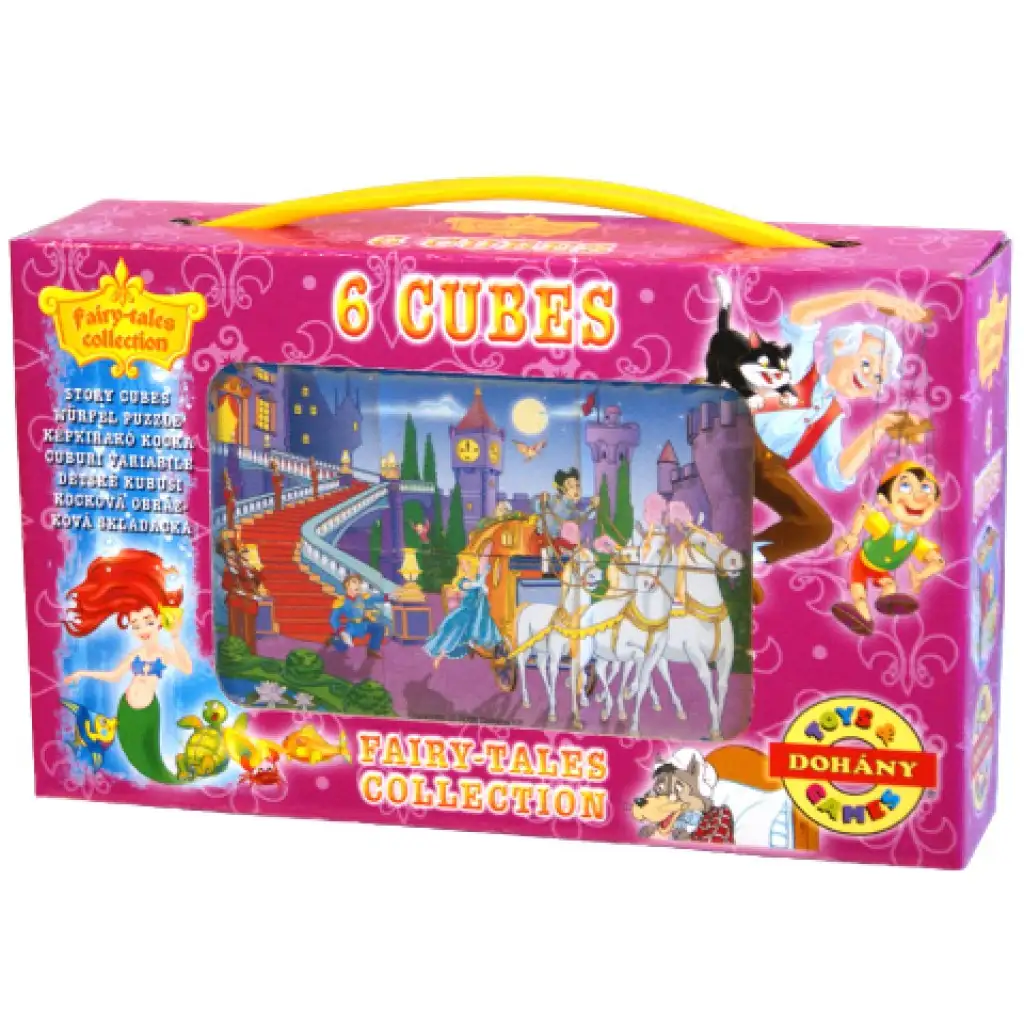 Tündérmesés mini mesekocka 6 db-os