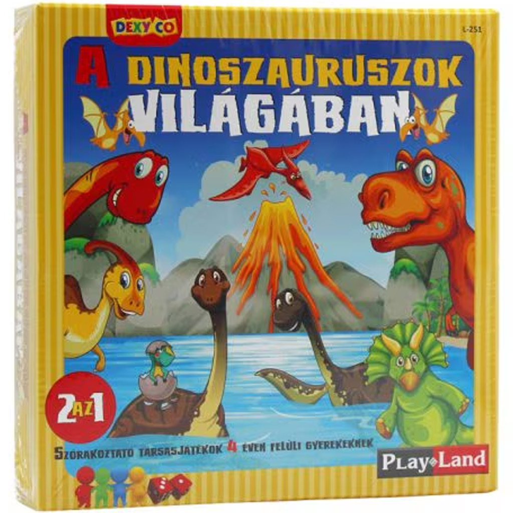 Playland: A dinoszauruszok világában társasjáték