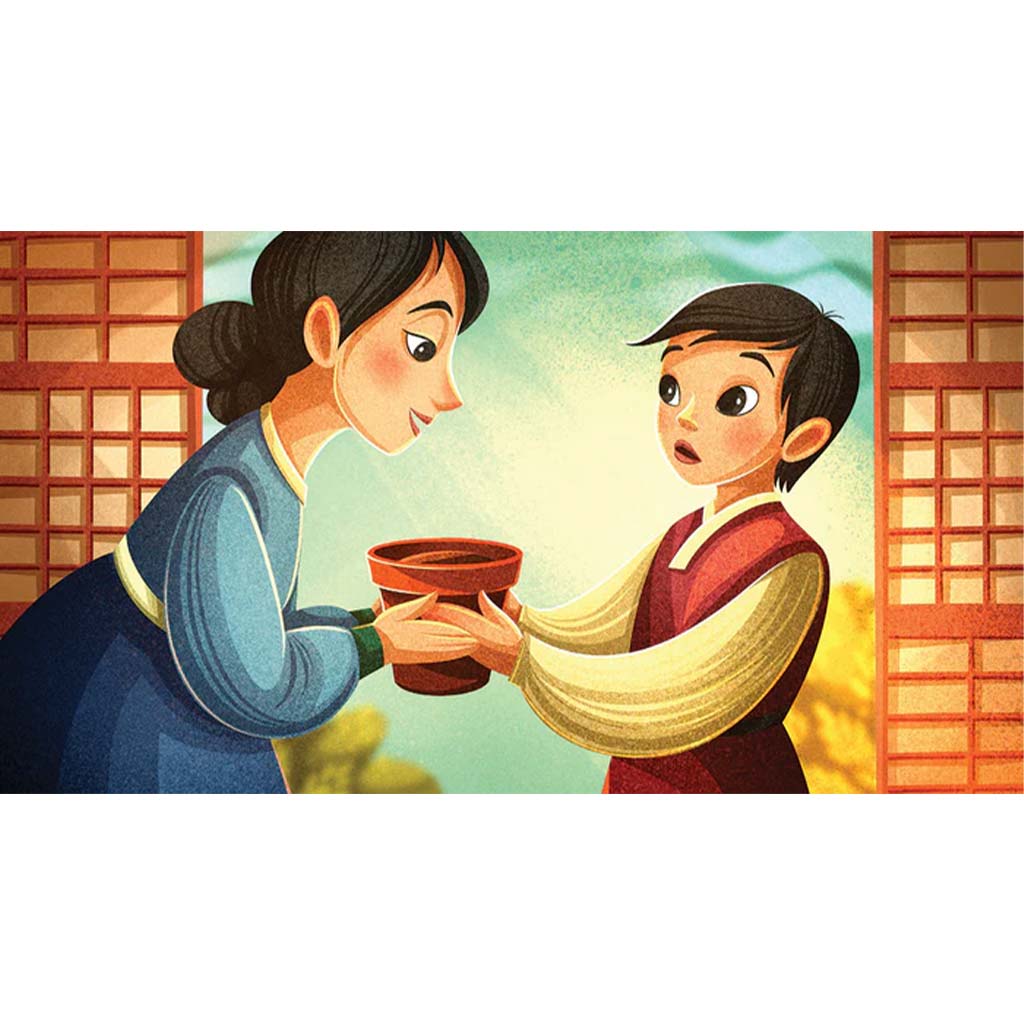 A kisfiú meg az üres virágcserép diafilm (Népmesekincstár diasorozat)