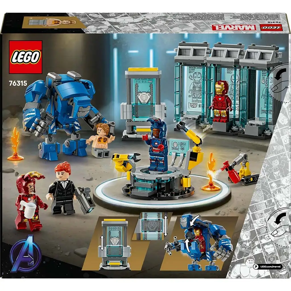 LEGO® Marvel: A Vasember laboratóriuma: Páncélcsarnok (76315) kép 2