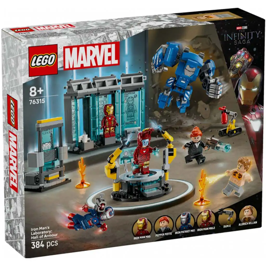 LEGO® Marvel: A Vasember laboratóriuma: Páncélcsarnok (76315)