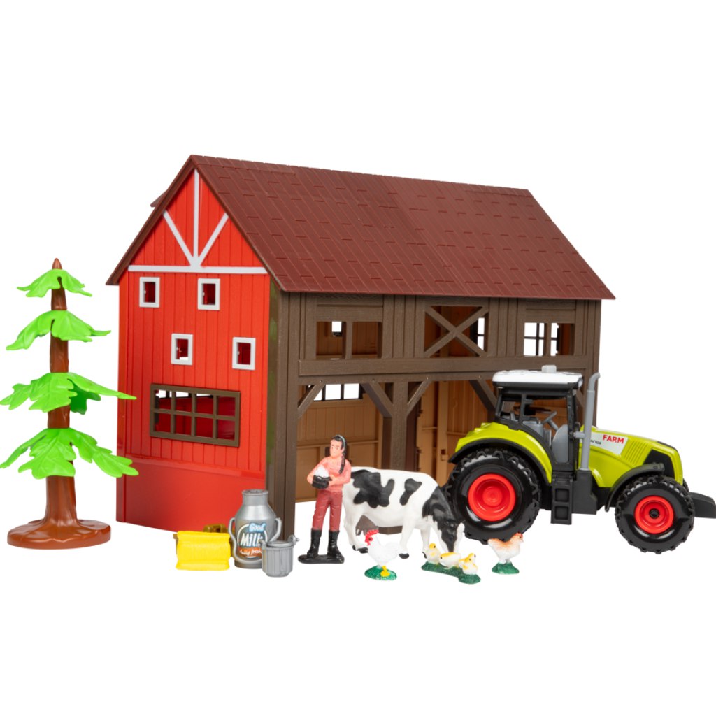 Ackers Ville Farm játékszett traktorral kép 2