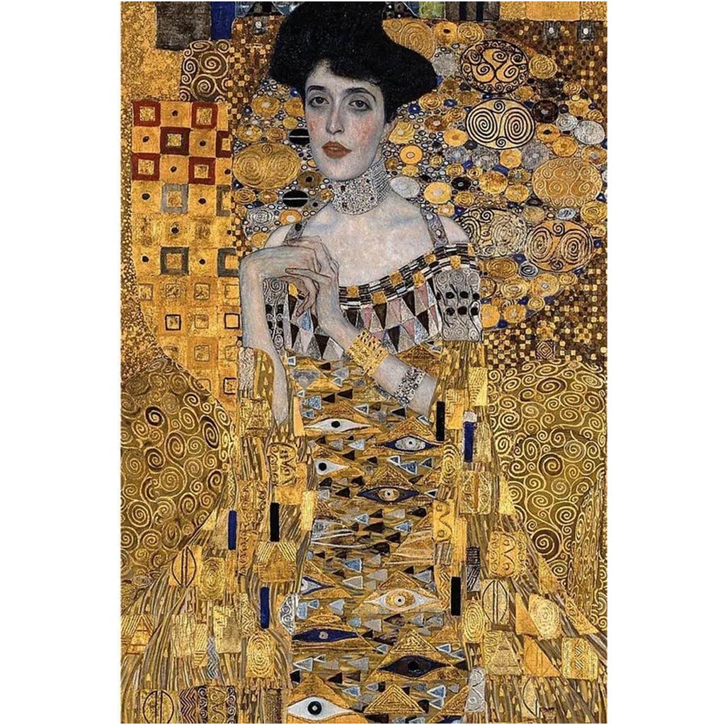 ArtFrame: Gustav Klimt - Adele Bloch-Bauer I. 500db-os puzzle kerettel - Trefl kép 2