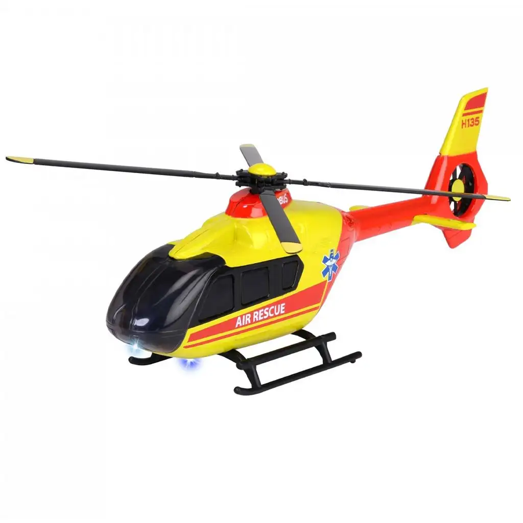Majorette: Airbus H135 mentőhelikopter fénnyel és hanggal - Simba Toys kép 2