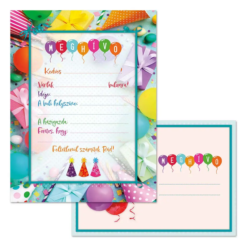 Ars Una: Lufis partimeghívó borítékkal 10 db-os