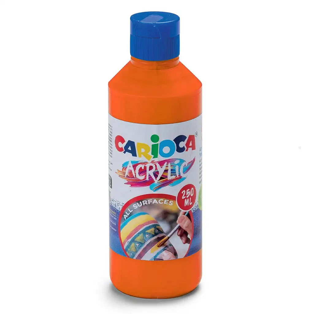 Acrylic 250ml-s akril festék narancssárga színben - Carioca