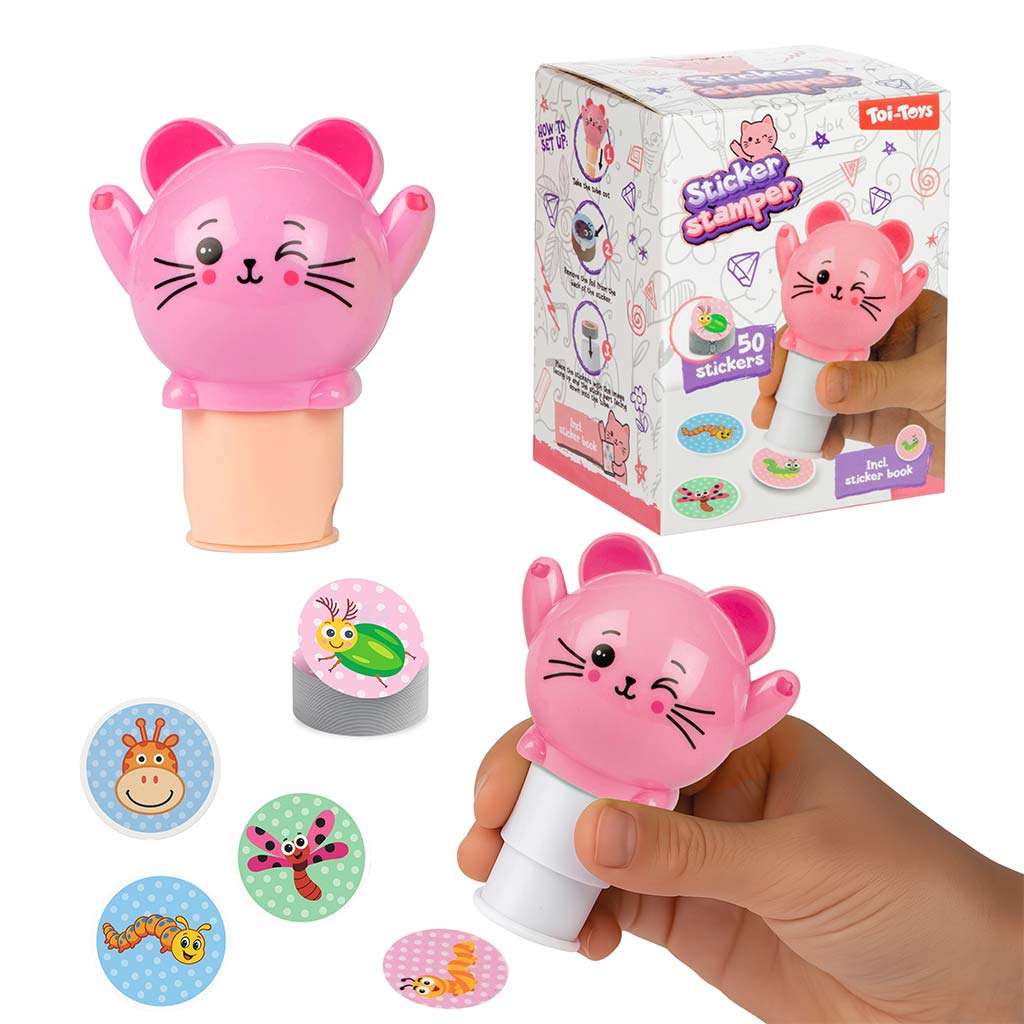 Állatos matricakészítő szett többféle 1db kép 2