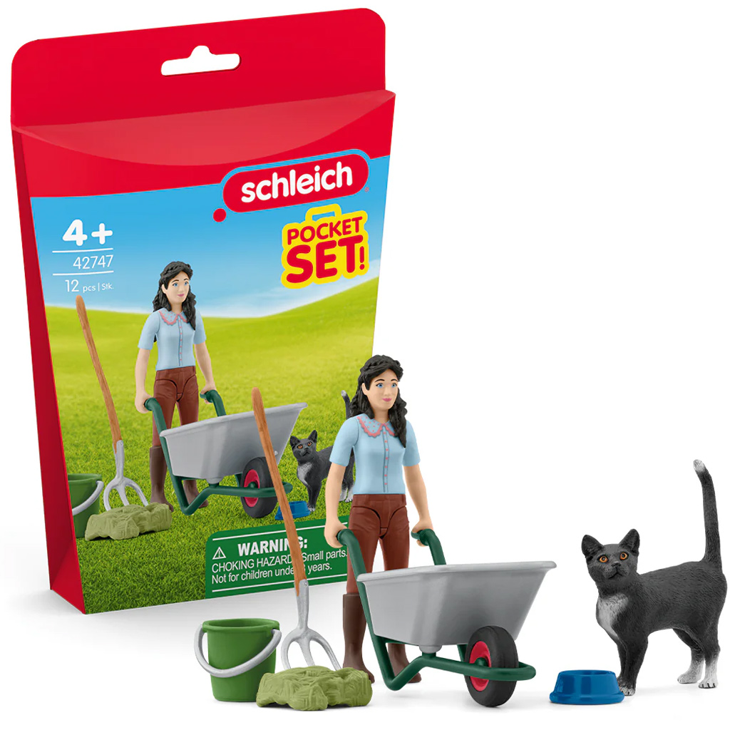 Schleich: Almozó szett cicával (42747)