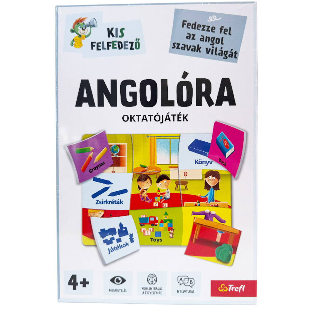 Kis felfedező: Angolóra oktatójáték új kiadás - Trefl