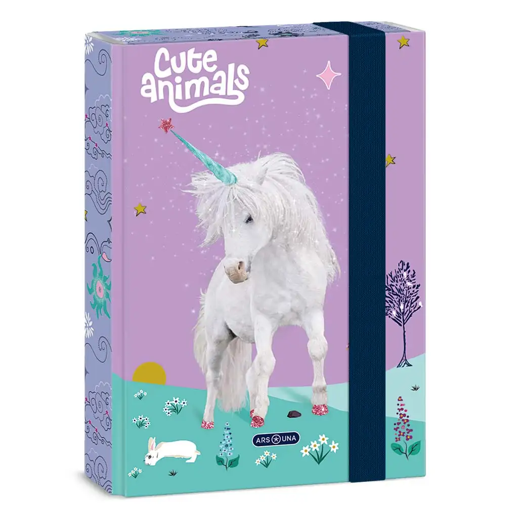 Ars Una: Cute Animals Unicorn A/5 füzetbox