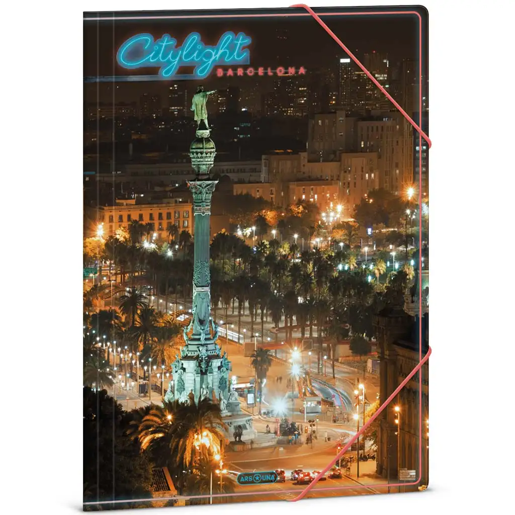 Ars Una: Citylight Barcelona A/4 gumis dosszié