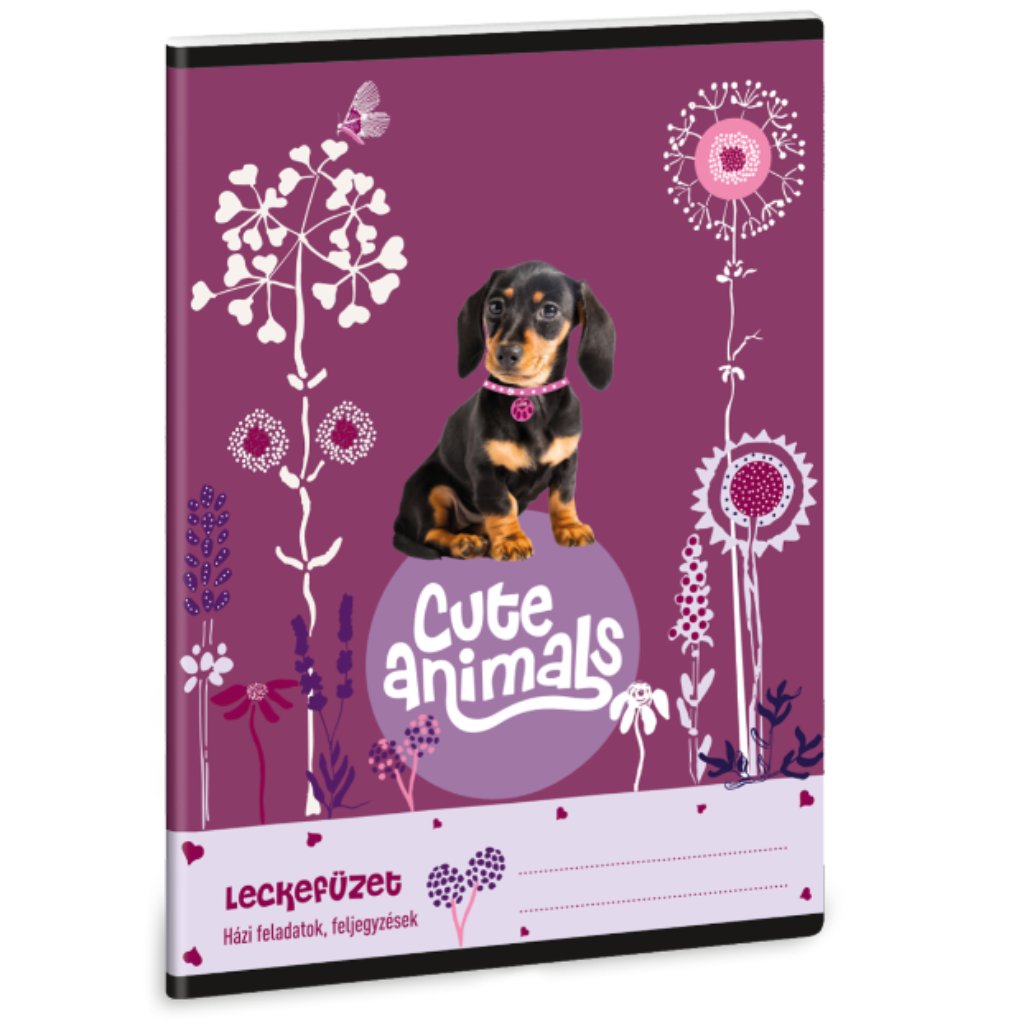 Ars Una: Cuki állatok - Kiskutya leckefüzet 38 lapos A/5