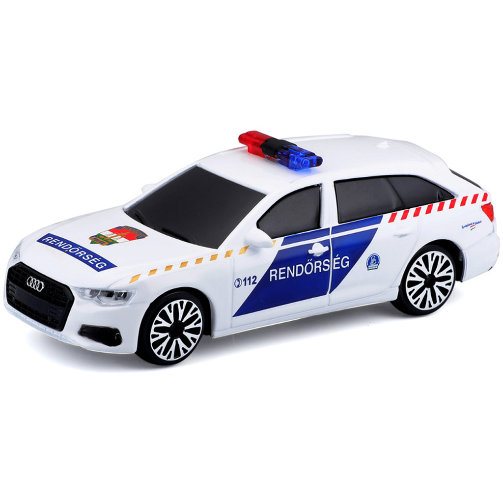 Bburago: Audi A6 szirénázó magyar rendőrautó 1/43 kép 2