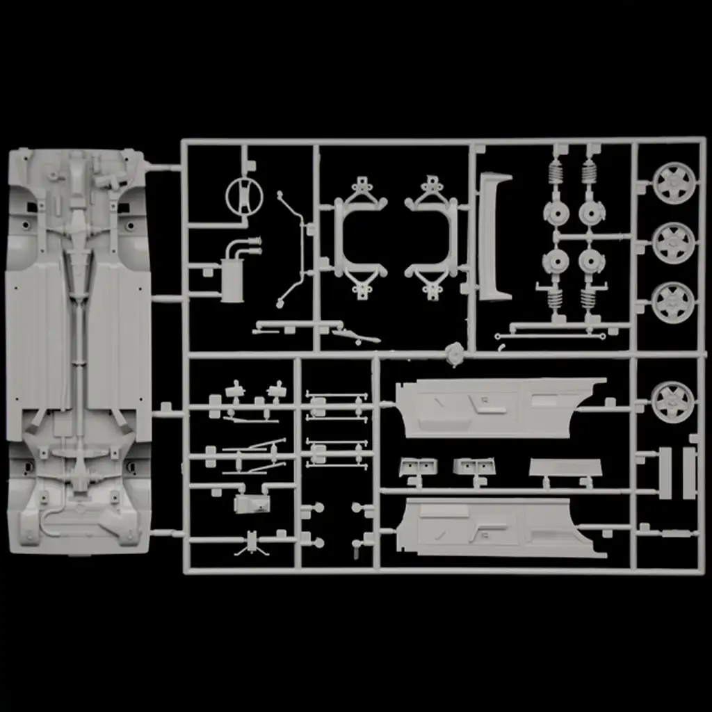 Italeri 1/24 Audi Quattro autó makett kép 5