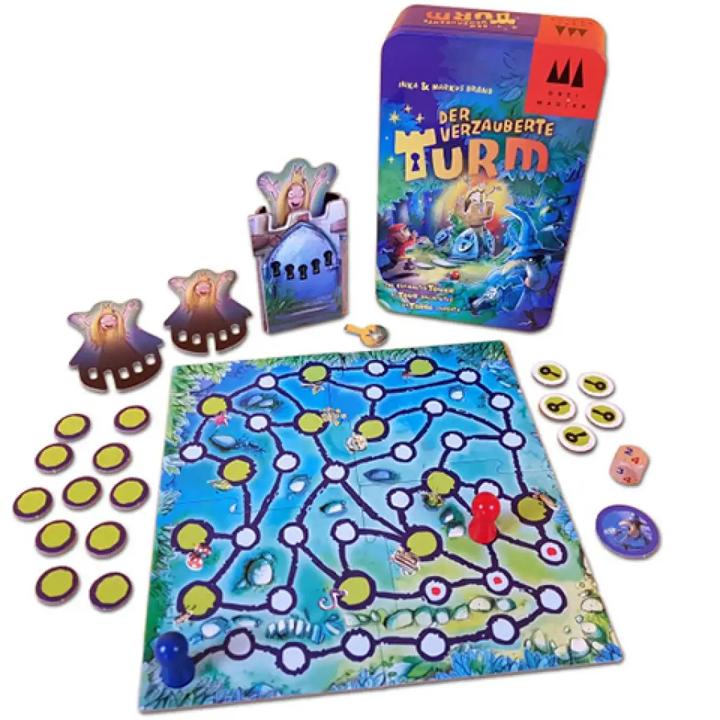 Az elvarázsolt torony társasjáték fémdobozos kiadás kép 4