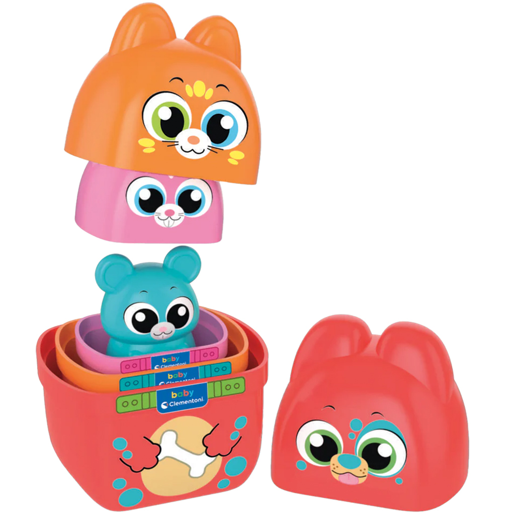 Mi van benne? állat figurák játékszett - Clementoni Baby kép 2