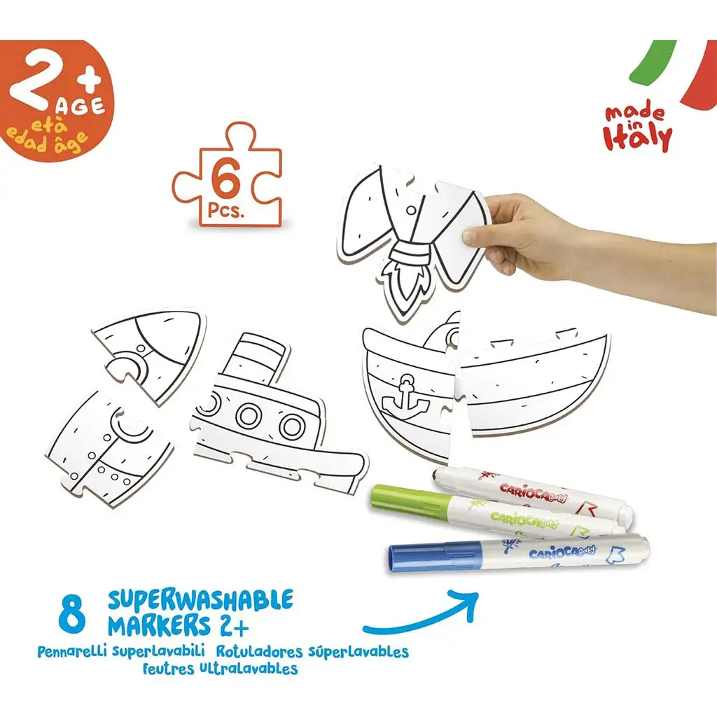 Baby első színezhető puzzle szettem - Carioca kép 2