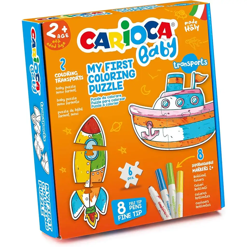 Baby első színezhető puzzle szettem - Carioca