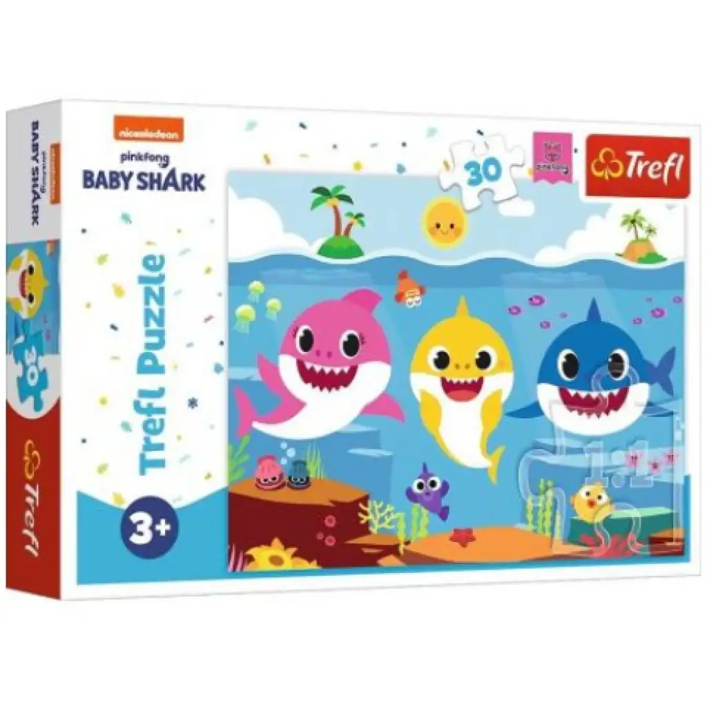 Baby Shark: A víz alatti világ 30db-os puzzle - Trefl