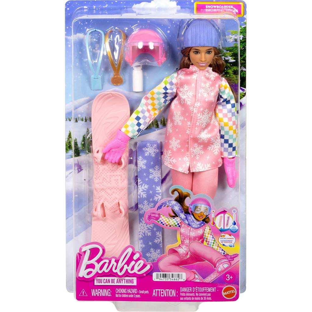 Barbie: 65. évfordulós karrierbaba - Snowboardos baba - Mattel