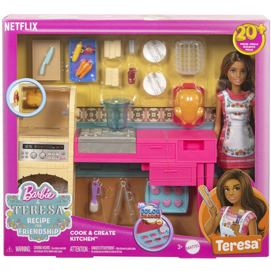 Barbie és Teresa: Álomkonyha játékszett - Mattel