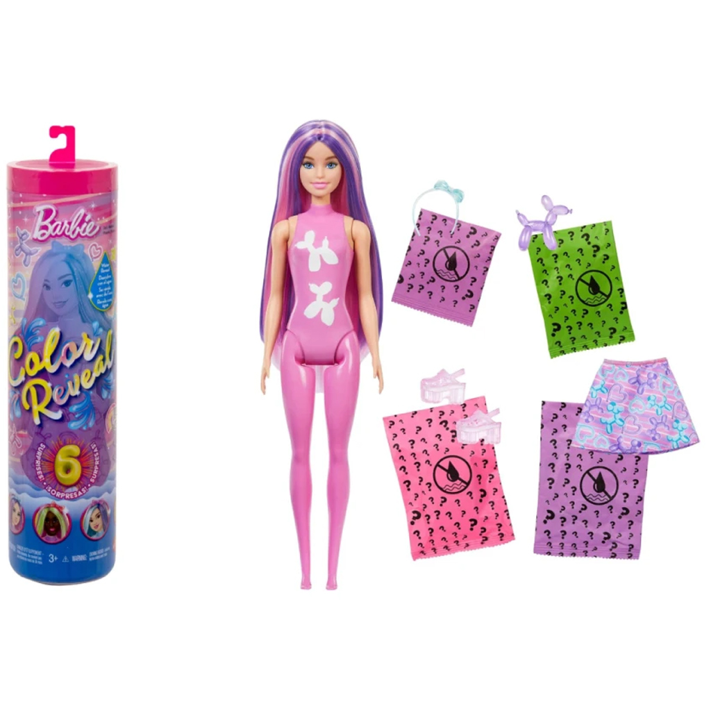 Barbie: Color reveal baba lufikutya meglepetés sorozat - Mattel kép 3