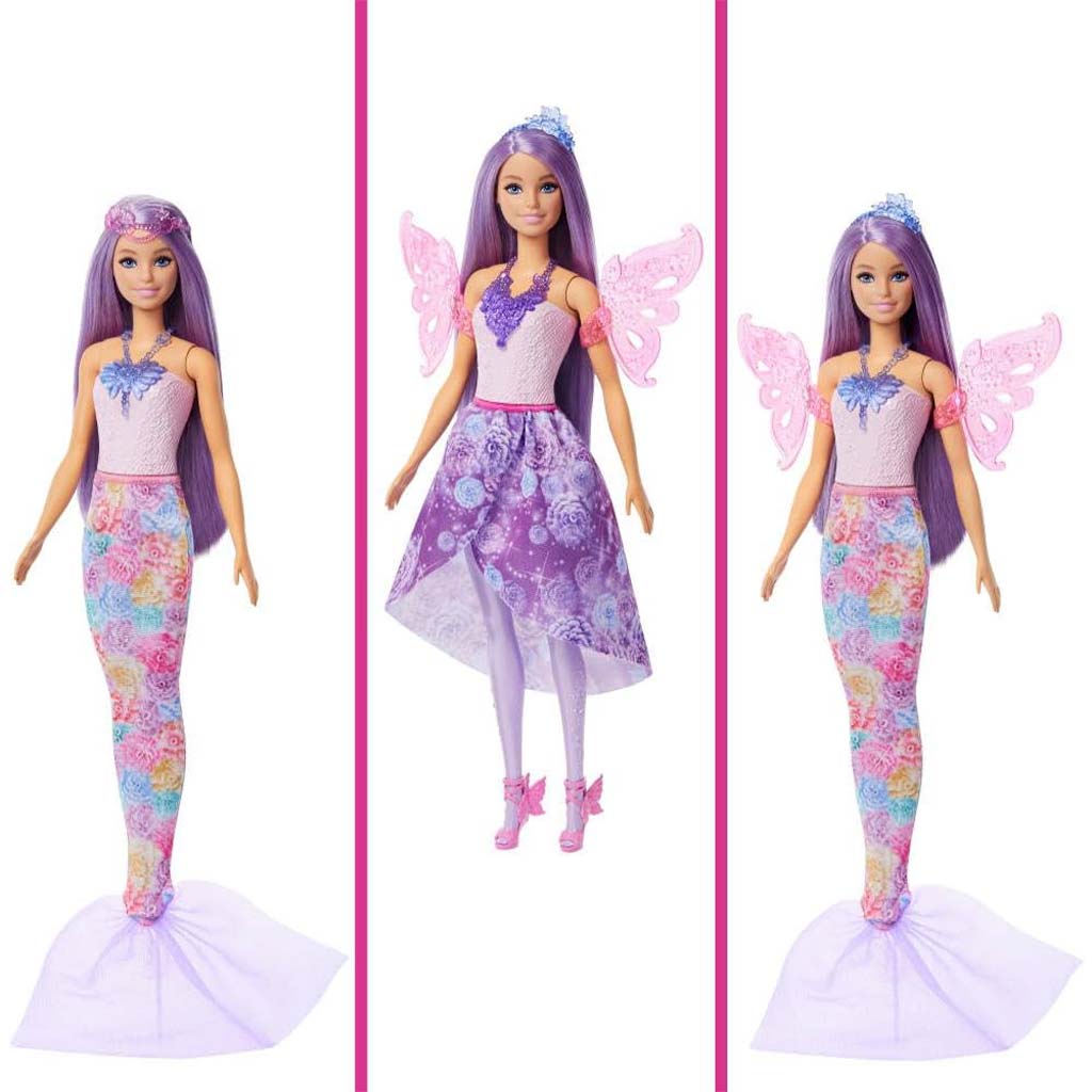 Barbie Dreamtopia Átváltozó hercegnő - Mattel kép 3