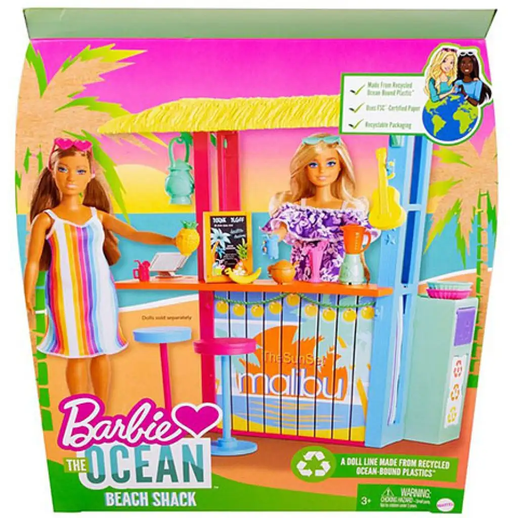 Barbie: Együtt a Földért Strandbisztró játékszett - Mattel