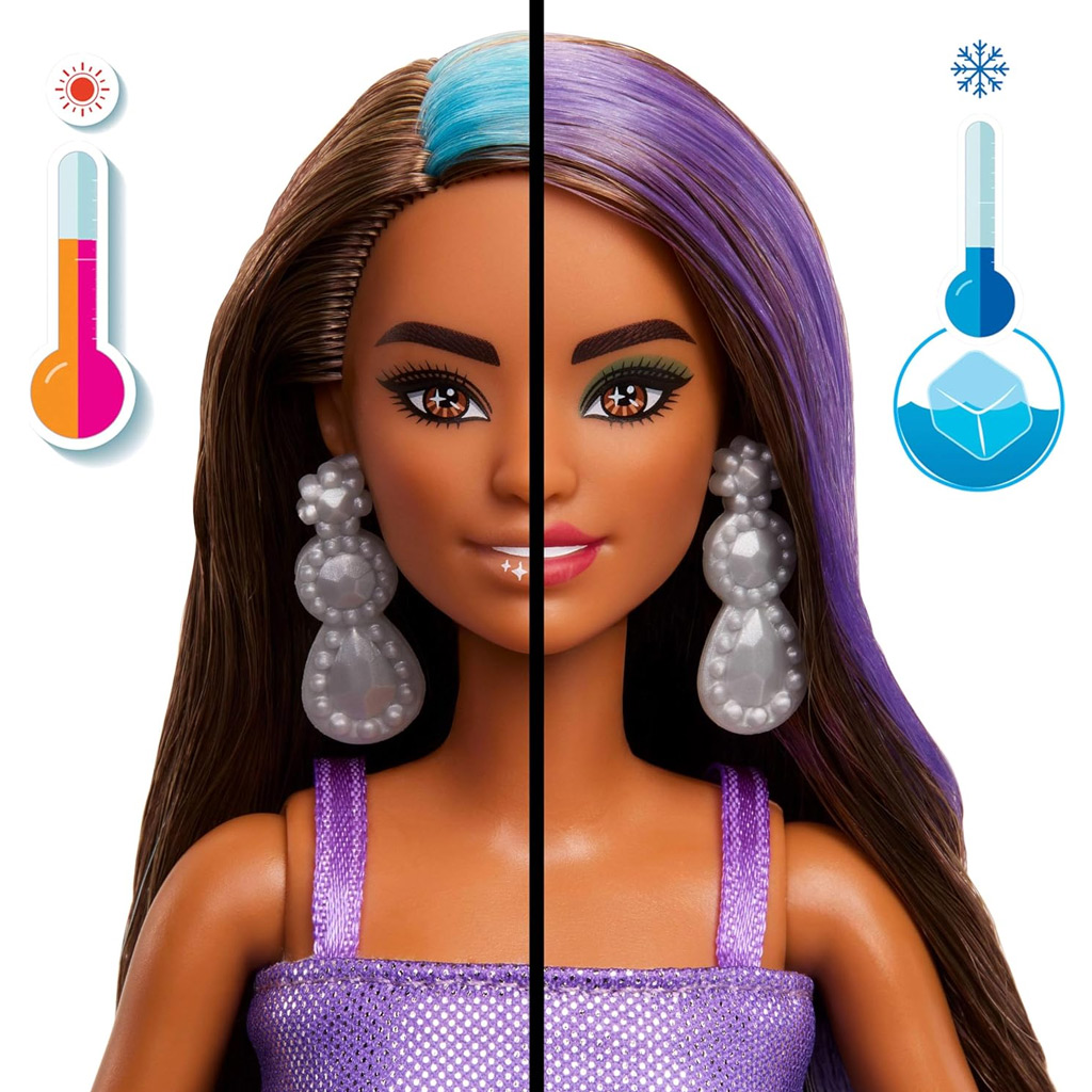 Barbie: Party Reveal meglepetés baba barna hajjal - Mattel kép 3