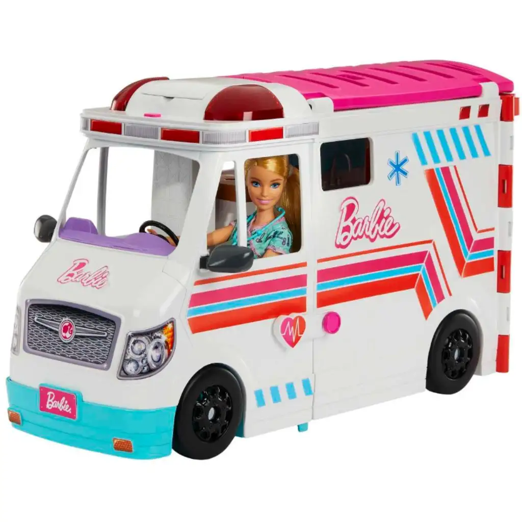 Barbie Care Clinic mentőautó - Mattel kép 2
