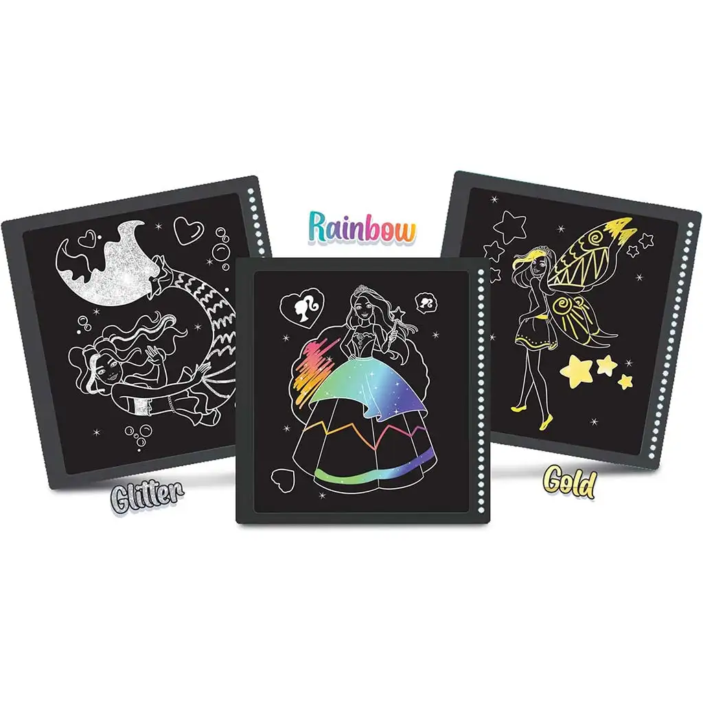 Barbie Mer-Mazing képkarc készítő szett 44 oldalas - Lisciani kép 2