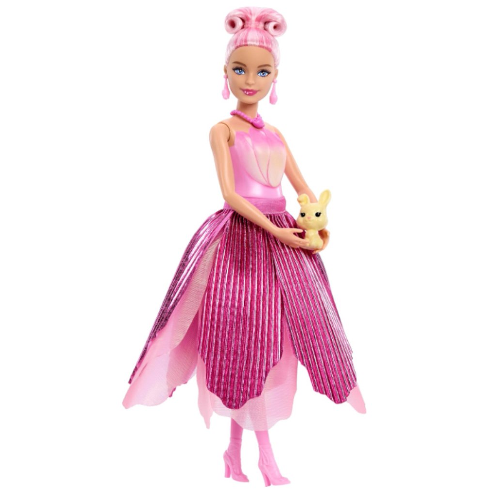 Barbie Reveal: Virágvarázs meglepetés baba - Tulipán - Mattel kép 2