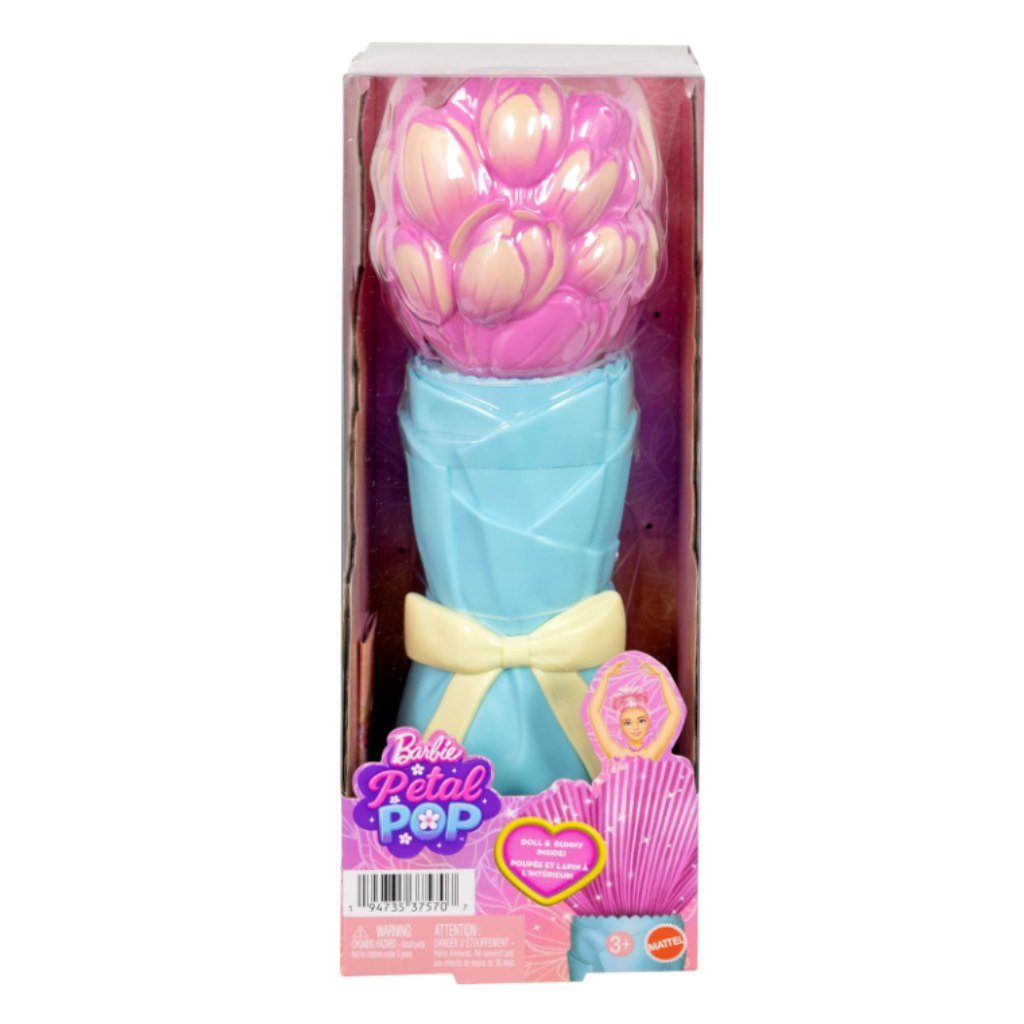 Barbie Reveal: Virágvarázs meglepetés baba - Tulipán - Mattel kép 4