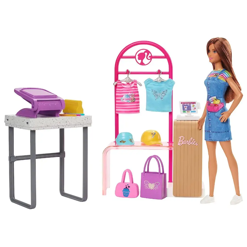 Barbie Divatbutik ruhatervező játékszett - Mattel kép 2