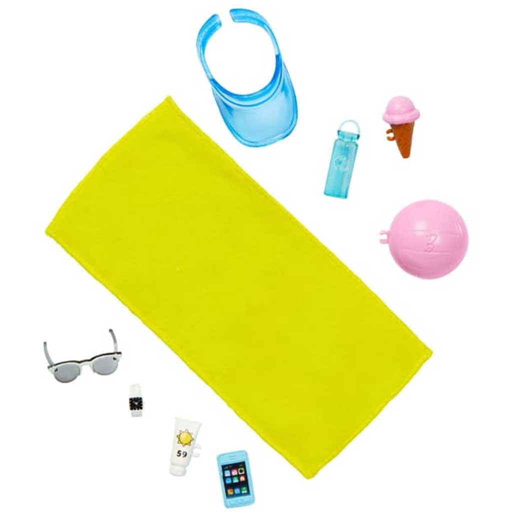 Barbie The Movie: Ken Beach baba strandfelszereléssel - Mattel kép 2