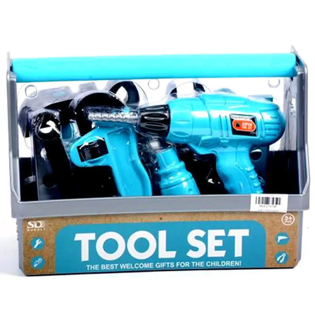 Barkács játékszett szerszámos ládában