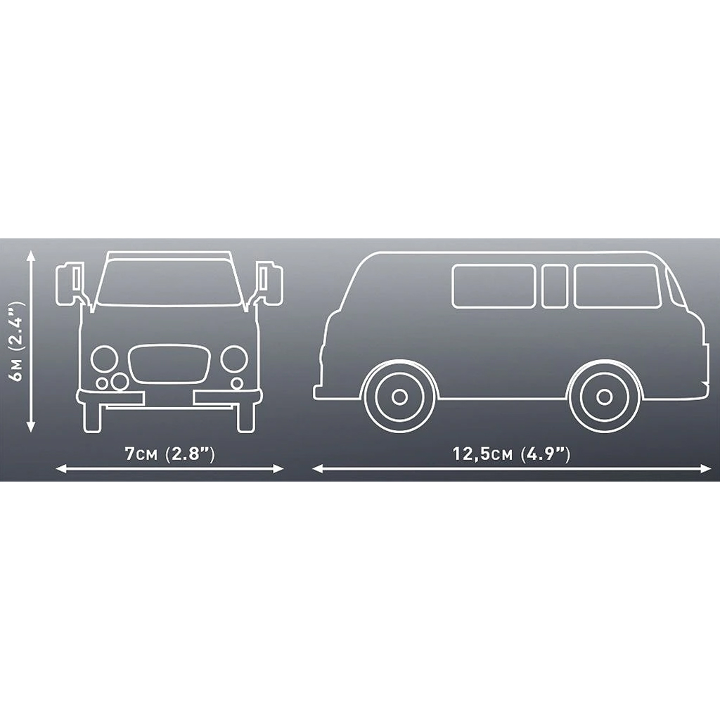 COBI: Barkas B1000 mikrobusz építőjáték (24600) kép 4