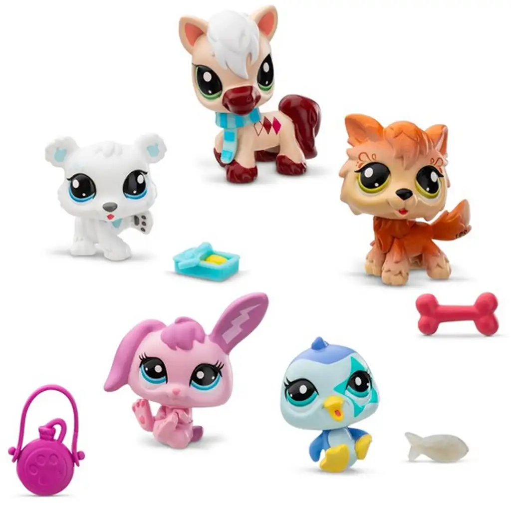 Littlest Pet Shop: Téli barátok 5db-os figura csomag 2.széria kép 2