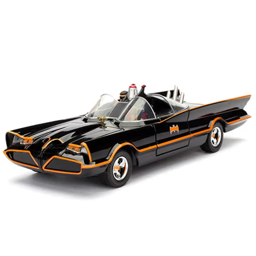 Batman: Animated Classic TV Batmobile összeszerelhető fém autó 1/24 - Simba Toys kép 4