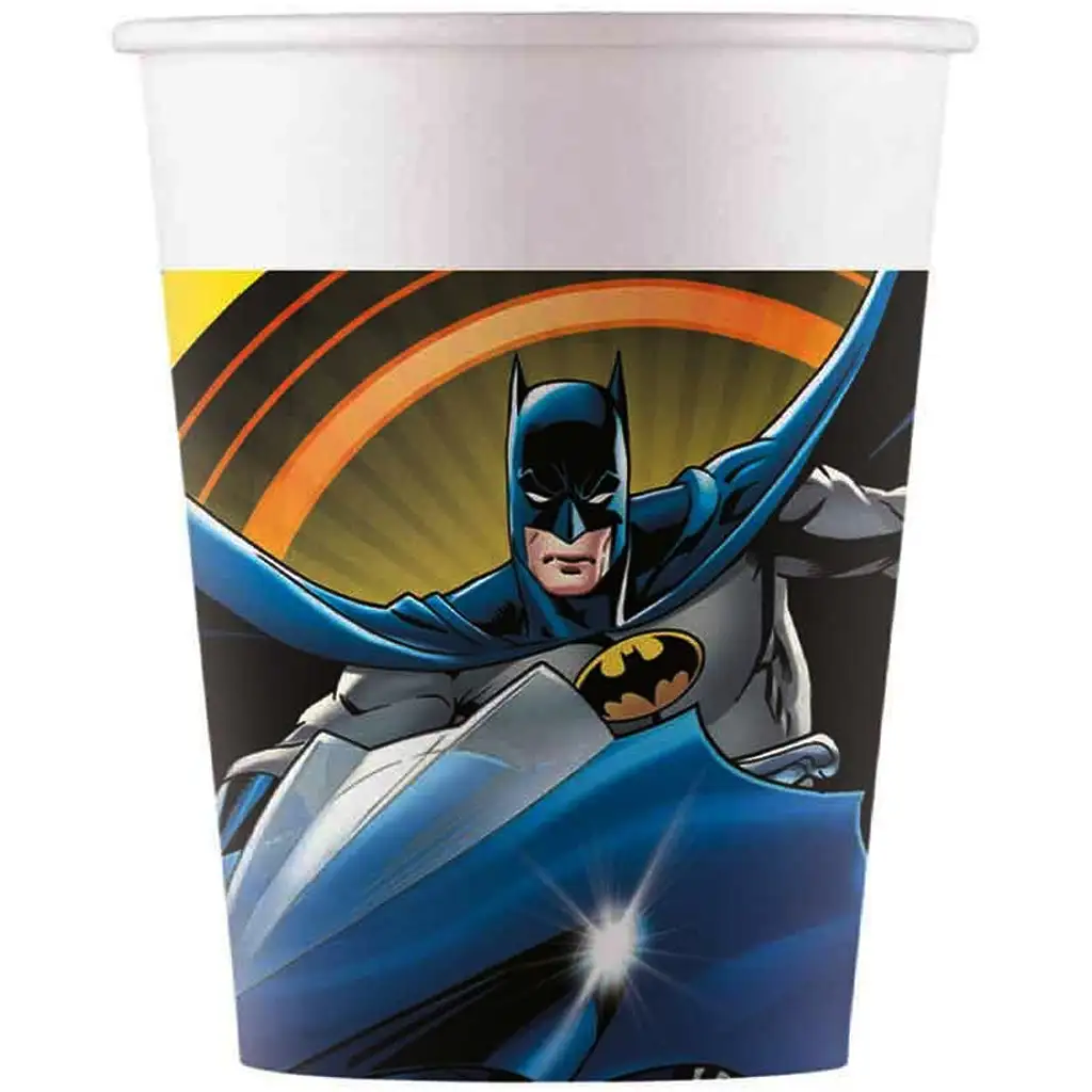Batman papírpohár 8db-os szett 200ml