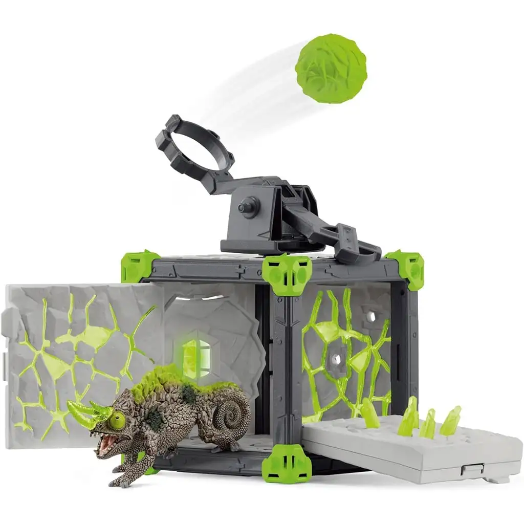 Schleich: Battlecave kő kameleon szett (42677) kép 2