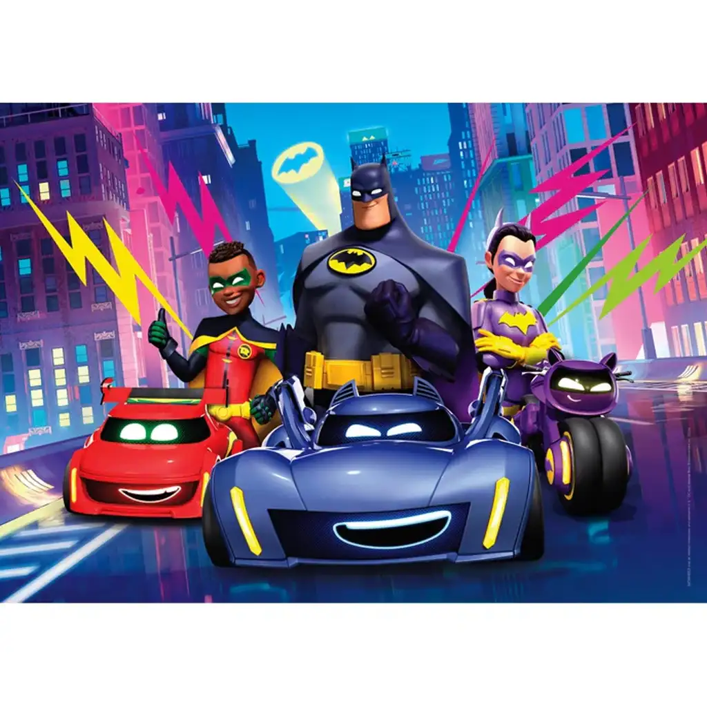 Batwheels hősök az utakon 104db-os maxi supercolor puzzle - Clementoni kép 2