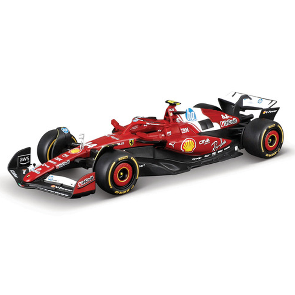 Bburago: Ferrari SF-25 F1 versenyautó fém autómodell 1/43 (Lewis Hamilton #44)