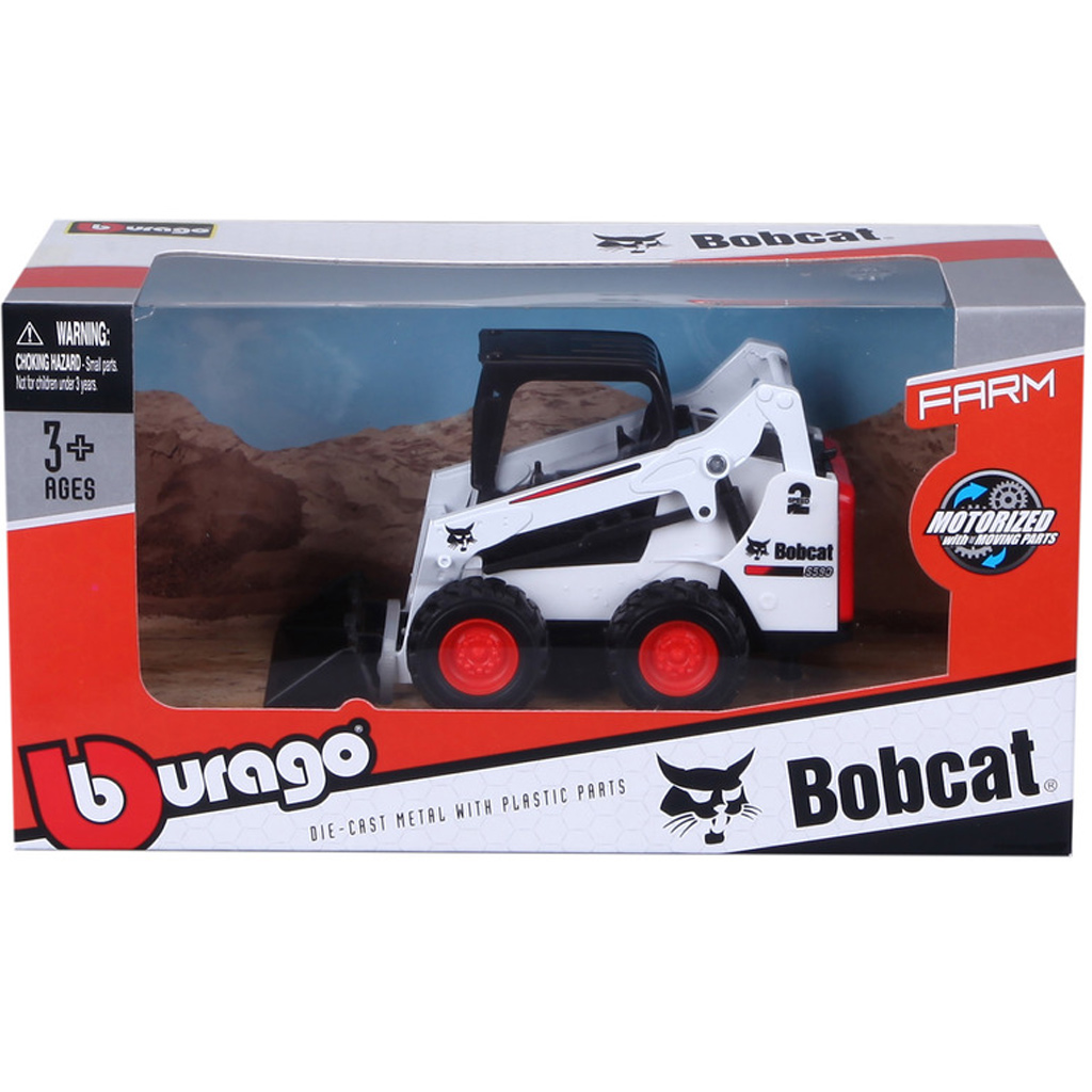 Bburago: Bobcat markolóval - 10cm kép 2