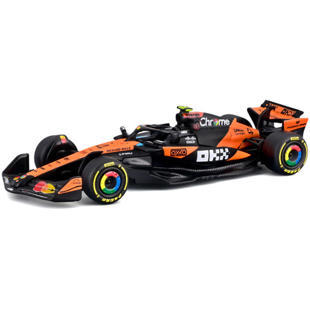 Bburago: McLaren MCL39 Norris F1 (2025) versenyautó fém autómodell 1/64 (Lando Norris #4) kép 2