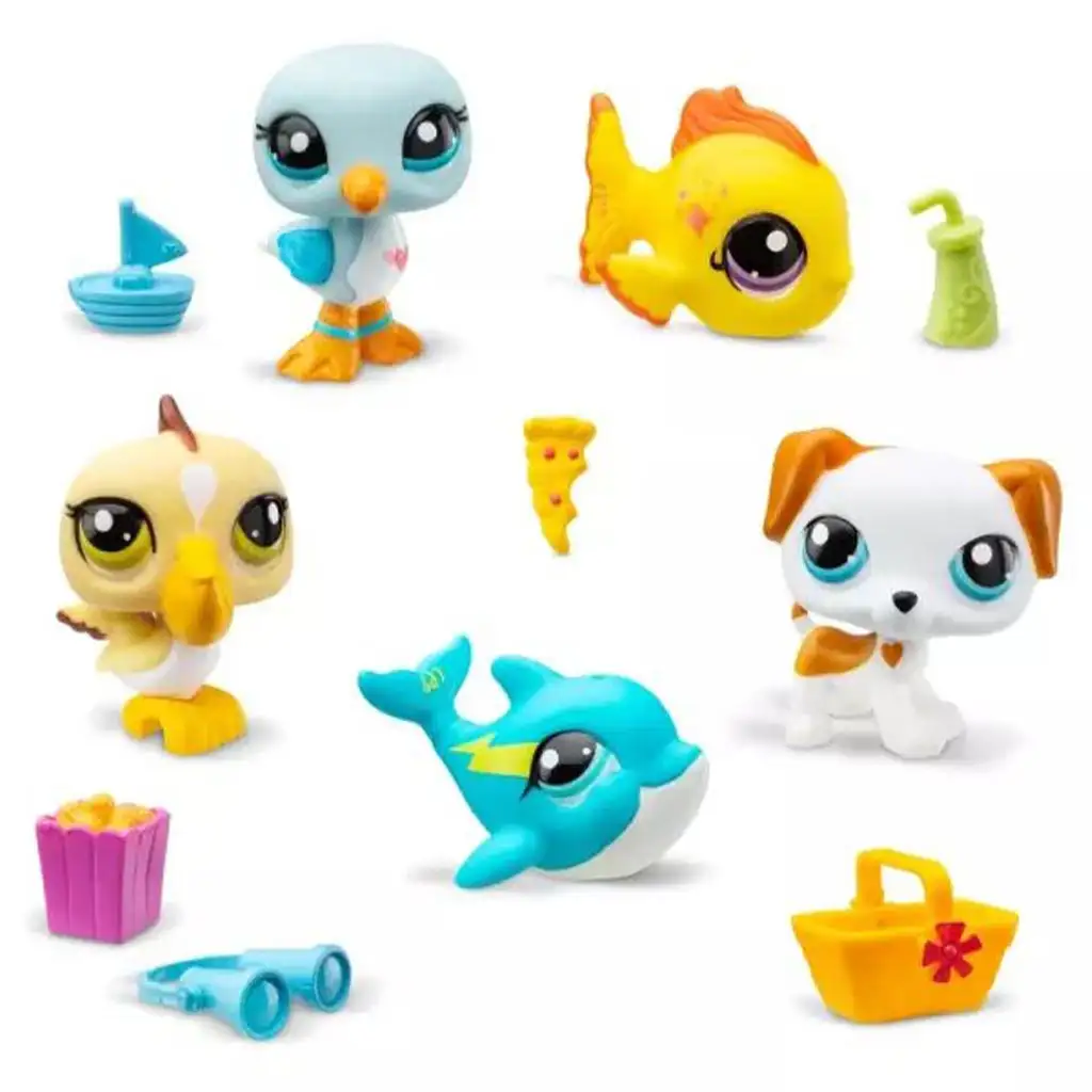 Littlest Pet Shop: 5db-os figura csomag 1. széria - Strand kép 2